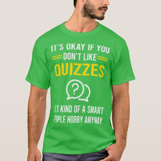 Quizzes Quiz för smarta personer T Shirt