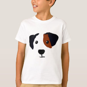 Quizzic Lycklig Hund T Shirt