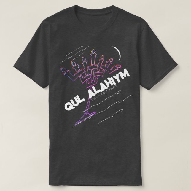 Qul Alahiym Mörk Tee (Design framsida)