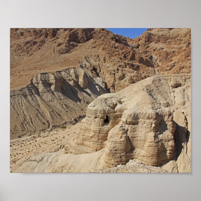 Qumran Cave Israel-Kanvastrycket Poster (Framsidan)