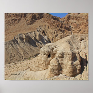 Qumran Cave Israel-Kanvastrycket Poster