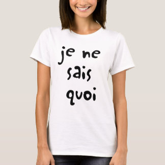 quoi för jene-sais, fransk tee
