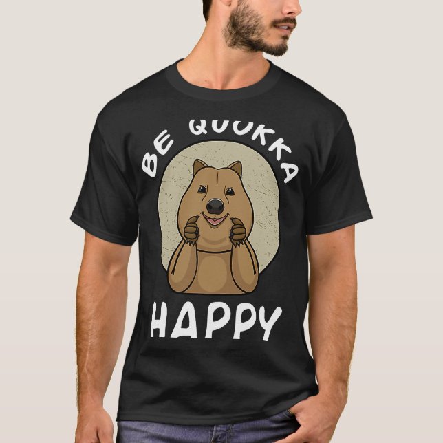 Quokka Animal Australian Zoolog Zookeeper Wildl T Shirt (Framsida)
