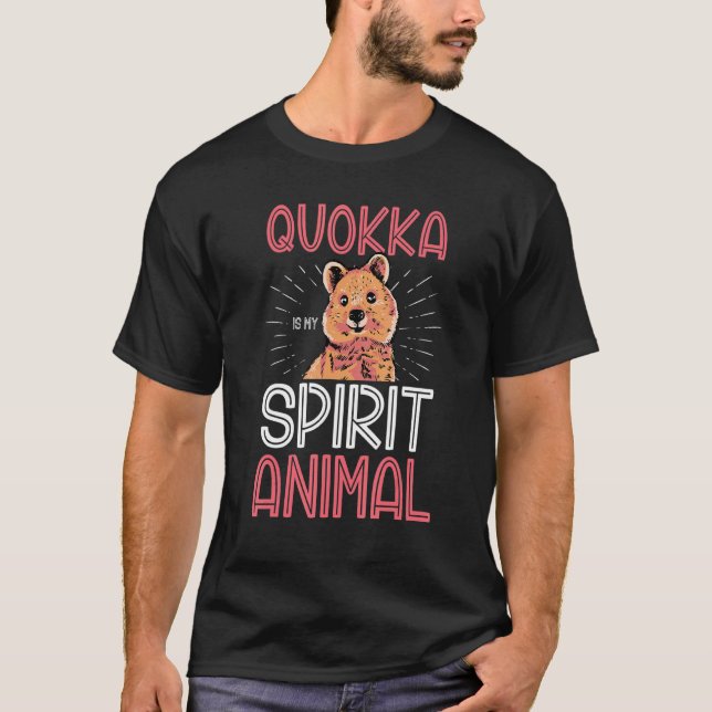 Quokka är min själ Animal Australia Wombat Marsup T Shirt (Framsida)