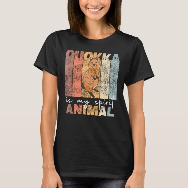 Quokka är mitt själsdjurets söta djur Quokka T Shirt (Framsida)