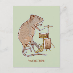 Quokka Australisk Trumslagare Vykort