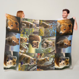 "Quokka Chronicles: A Heartwarm Photo Collage" Fleecefilt