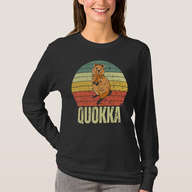 Quokka Cute Australian Animal Quokka T Shirt (Framsida)