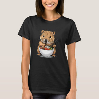 Quokka Eating Bibimbap T Shirt