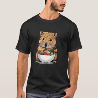 Quokka Eating Bibimbap T Shirt