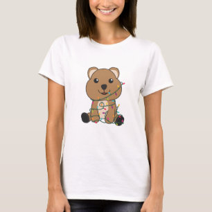 Quokka jul Snö Winter Animals Quokkas T Shirt