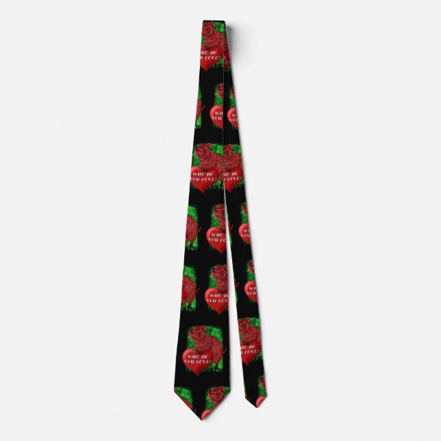 Quokka Kärlek Tie Slips (Framsida)