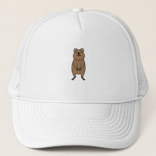 Quokka Lycklig Cute Animal För barn Keps