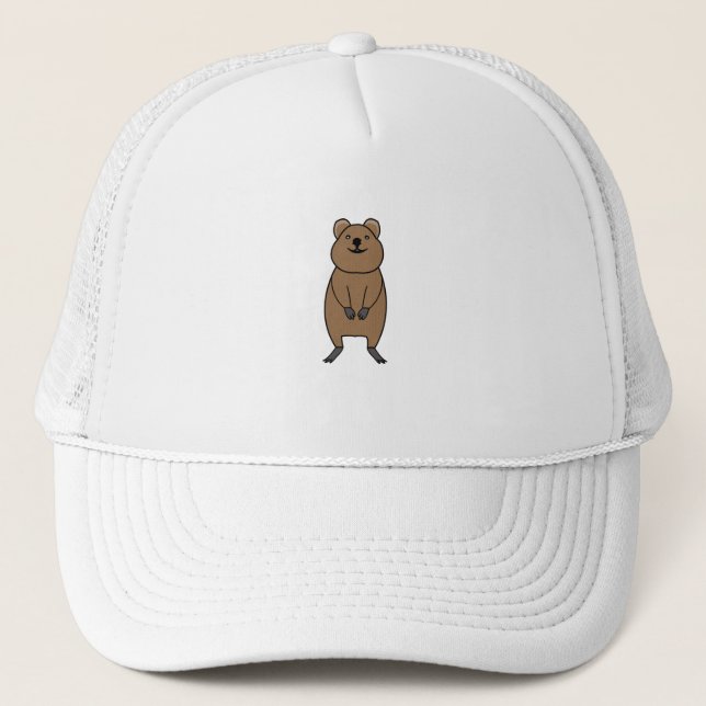 Quokka Lycklig Cute Animal För barn Keps (Framsida)
