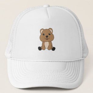 Quokka Lycklig Cute Animals Quokkas Keps