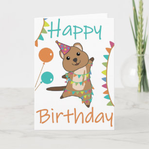 Quokka önskar grattis på födelsedagen till dig Quo Kort