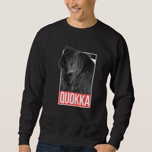 Quokka Quokkas Wombat Cudely Leksak Lång Ärmad Tröja (Framsida)