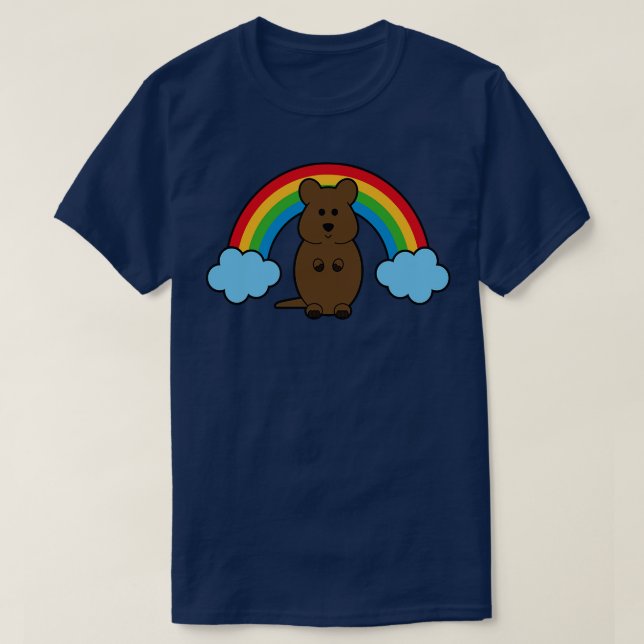 Quokka Rainbow T Shirt (Design framsida)