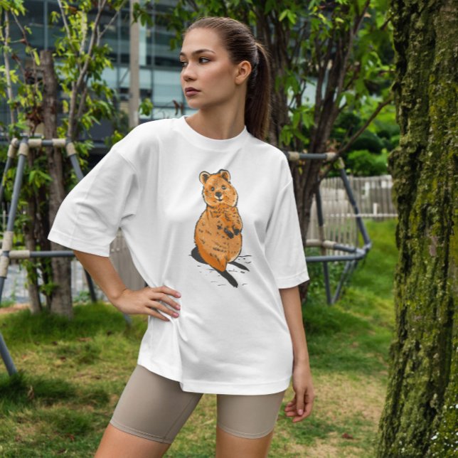 Quokka Realistic Animal T Shirt (Skapare uppladdad)