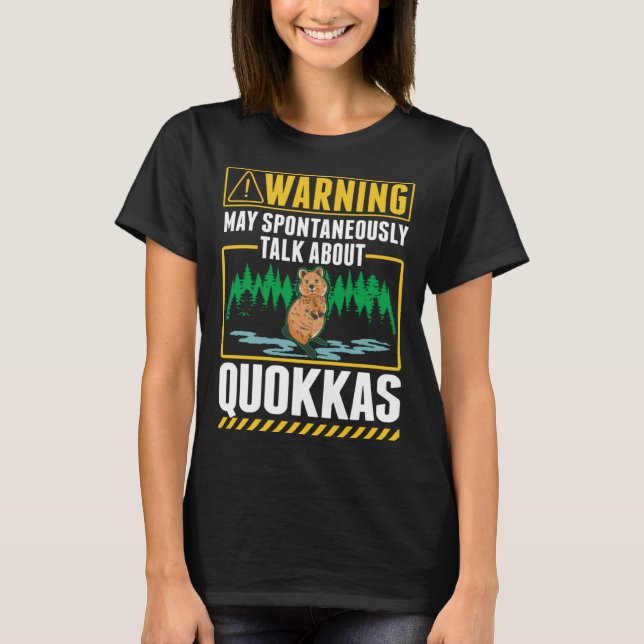 Quokka Short tailed Kangaroo  1 T Shirt (Framsida)