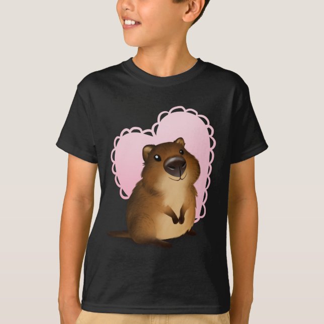 Quokka Tee Shirt (Framsida)