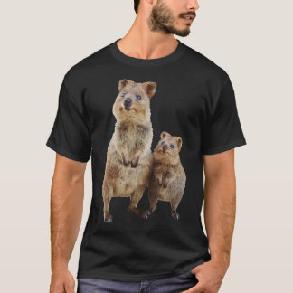 Quokka with Baby Cute Australian Teddy Bear Essent T Shirt