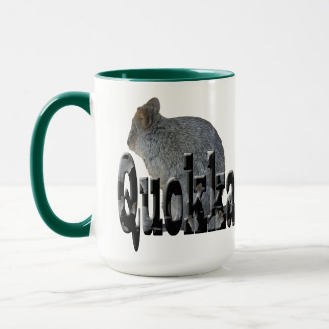 Quokkas Namn och Quokka, kaffe Mugg (Vänster)