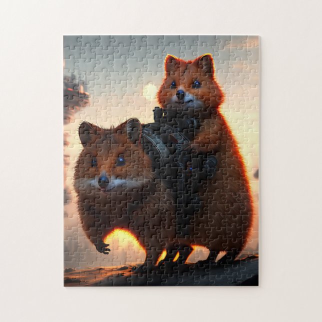 Quokkas till Räddingen, Jigszawa Puzzle Pussel (Vertikal)