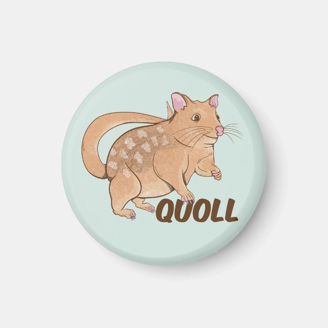 Quoll Australian Marsupial Magnet (Framsidan)
