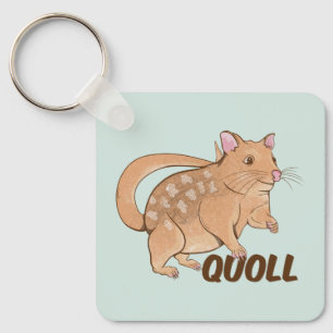 Quoll Australian Marsupial Nyckelring