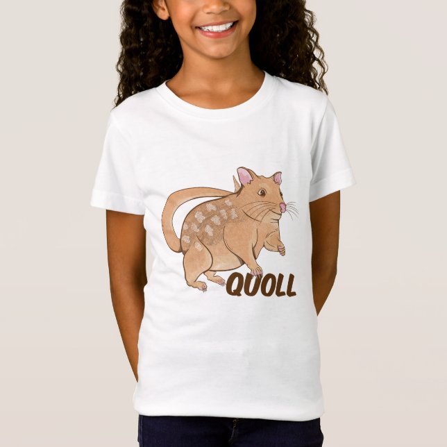 Quoll Australian Marsupial T Shirt (Framsida)