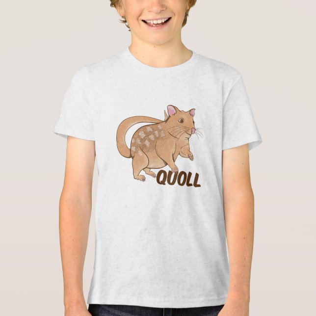 Quoll Australian Marsupial T Shirt (Framsida)