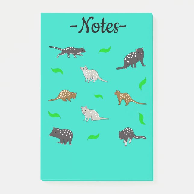 Quolls  post-it block (Framsida)