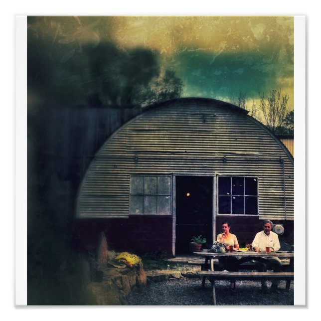 Quonset Hut Picnic Fototryck (Framsidan)