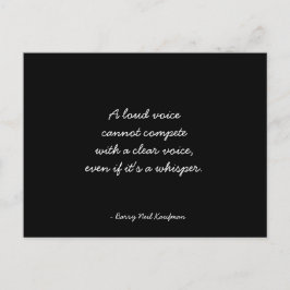 Quotable Postcard - inspiration Vykort