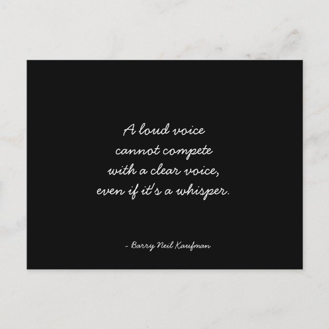 Quotable Postcard - inspiration Vykort (Framsida)