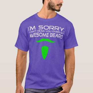 quotAwsome BEARDquot Hoodie T Shirt