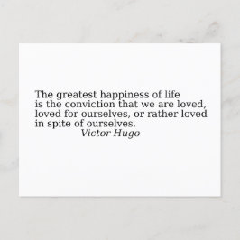 Quote about life vykort