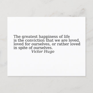 Quote about life vykort