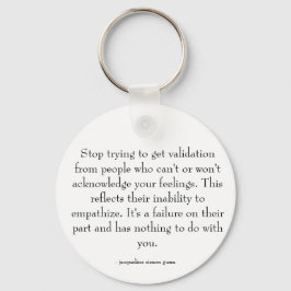 Quote about relationships.  nyckelring