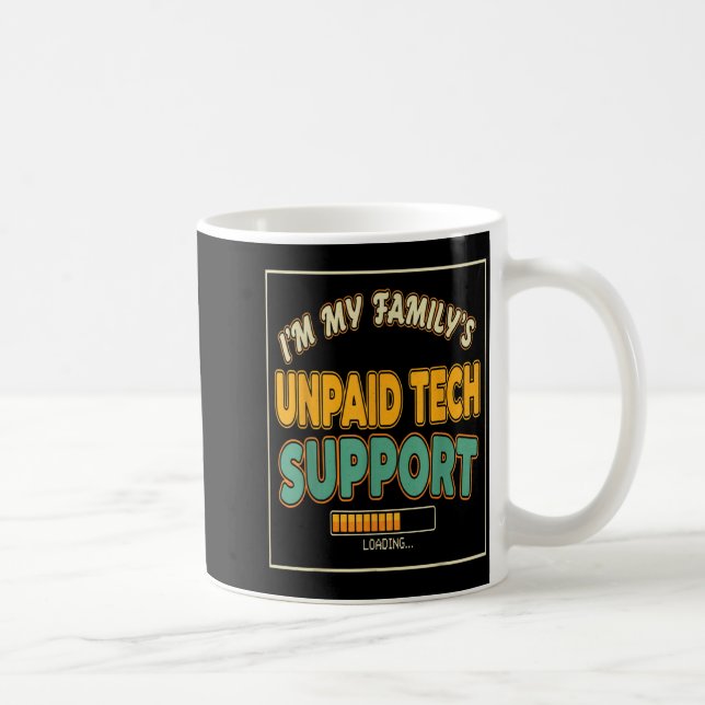 Quote Computer Engineer I'm My Family's Unpaid Tec Kaffemugg (Höger)