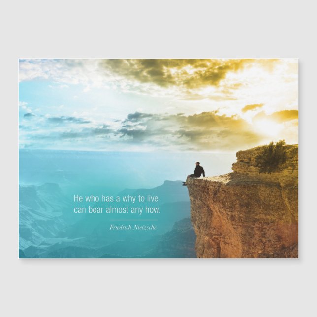 Quote Friedrich Nietzsche Nature Äventyr Nature (Framsida)