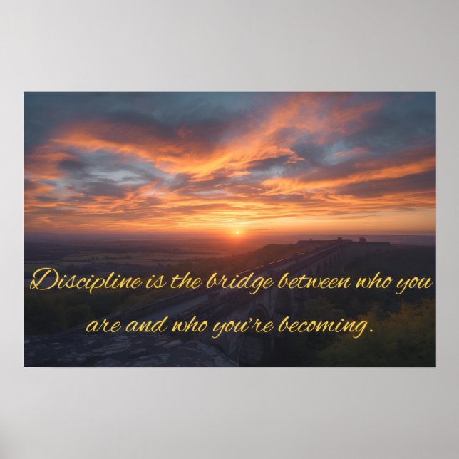 Quote on Discipline Poster (Framsidan)