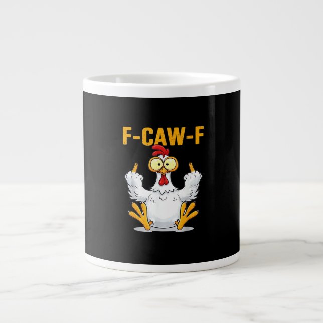 Quote Rooster Meme Classic Jumbo Mugg (Framsidan)