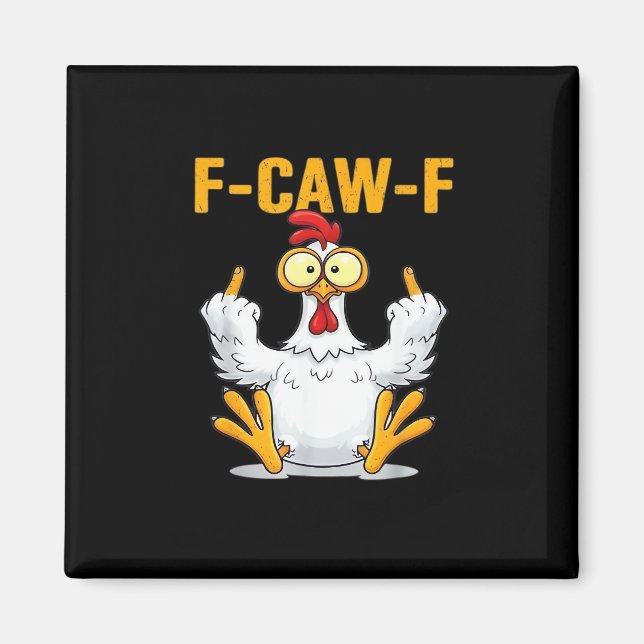 Quote Rooster Meme Classic Magnet (Framsidan)