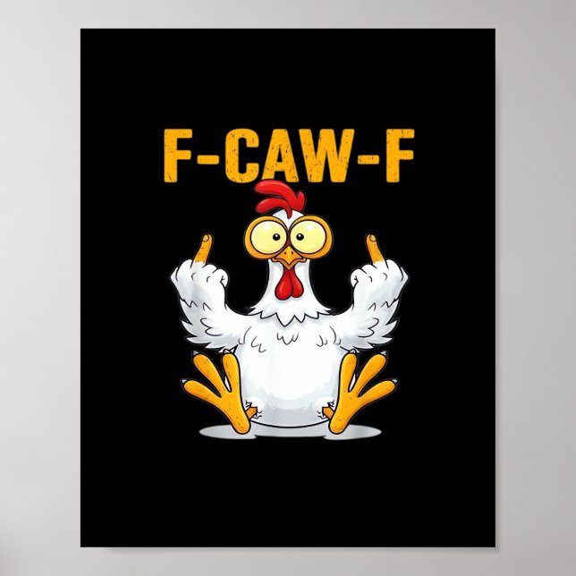 Quote Rooster Meme Classic Poster (Framsidan)