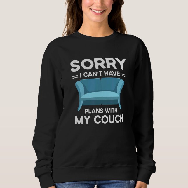 Quote Sofa Potato Living Room T Shirt (Framsida)