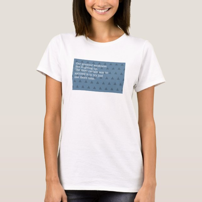 quote t shirt (Framsida)