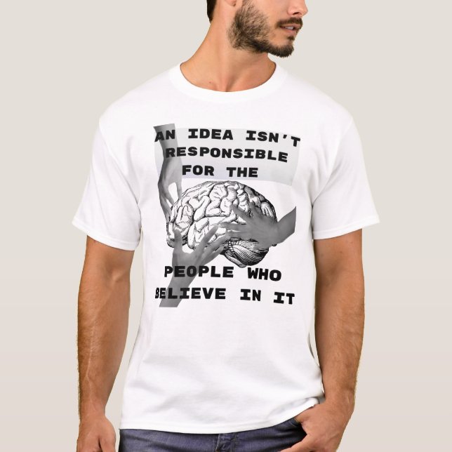 quotes art ideas  mind  people  philosophy t shirt (Framsida)