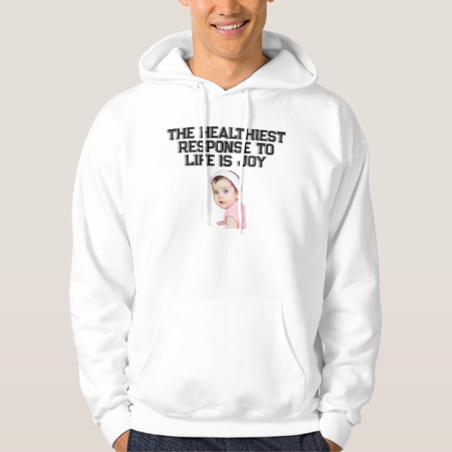 Quotes design T-Shirt Hoodie (Framsida)